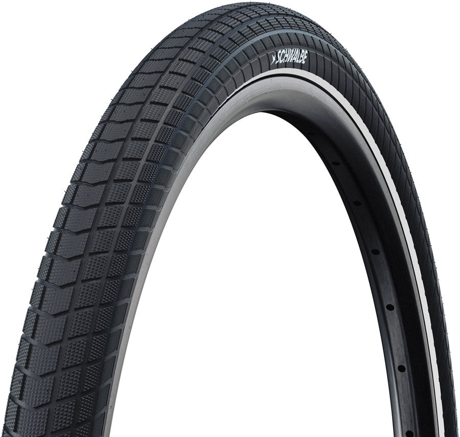 Schwalbe Motion Super Moto-X Tire - 26 x 2.40 Clincher Wire BLK/Reflex Standard GreenGuard DB Defense Addix Green E-50