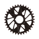 Wheels Manufacturing Shimano DM HG+ Inboard Chainring Teeth: 34 Speed: 12 BCD: Direct Mount Shimano Single 7075 Aluminum Black