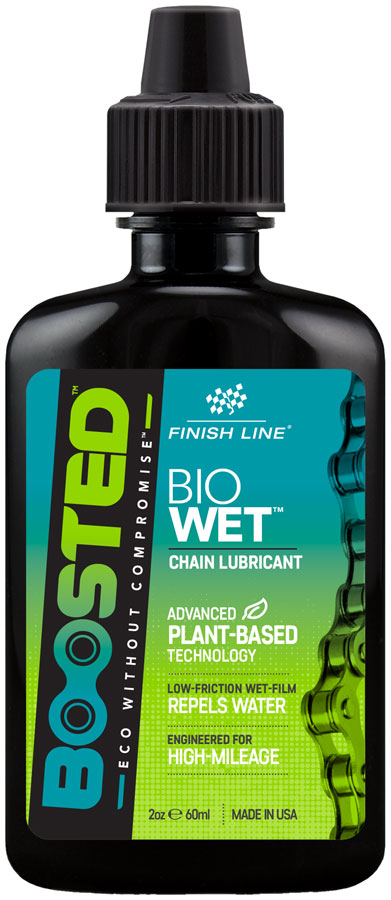 Finish Line Boosted Bio Wet Chain Lube - 2oz