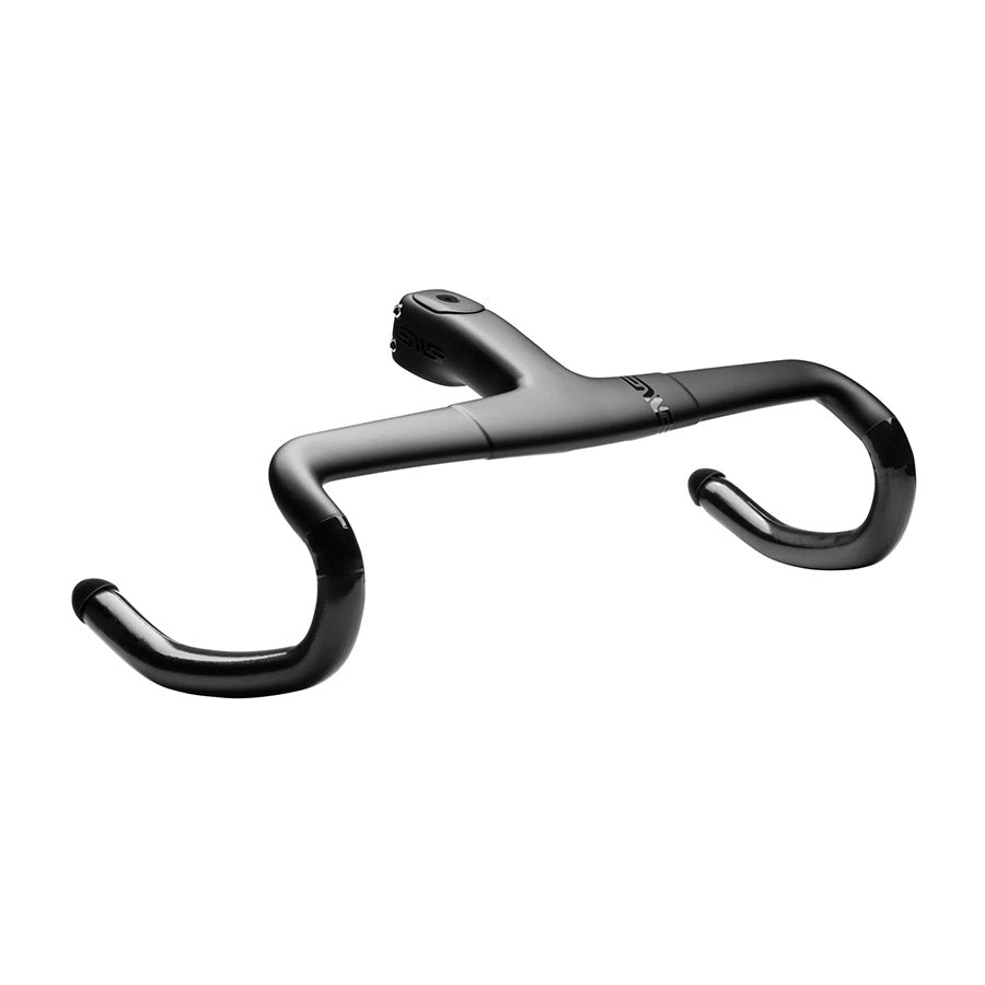 ENVE SES AR Bar/130mm Stem Combo Drop Handlebar Diameter: Integrated 130mm 400mm Drop: 129mm Reach: 76mm Black