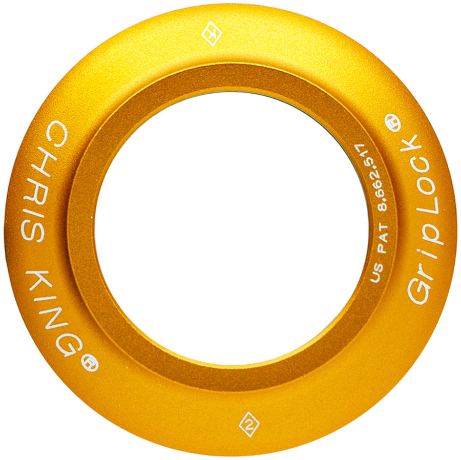 Chris King InSet 1/2/3/7/8 Headset Bearing Cap - ZS44 Matte Gold 50th Anniversary