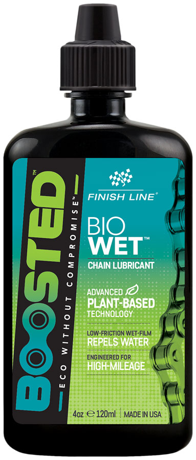 Finish Line Boosted Bio Wet Chain Lube - 4oz