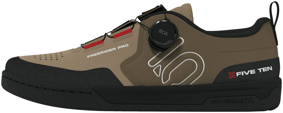 Five Ten Freerider Pro Boa Flat Shoes - Men's Cardboard/Off White/Core BLK 12