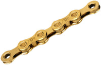 KMC X12 Waxed Chain - 12-Speed 126 Links Ti Gold