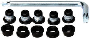 Full Speed Ahead Chainring Bolt Kit for Single Speed/BMX 10-piece