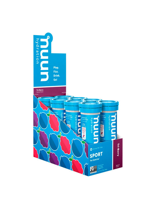 Suplemento Nuun Sport Tri-Berry (paquete de 8)