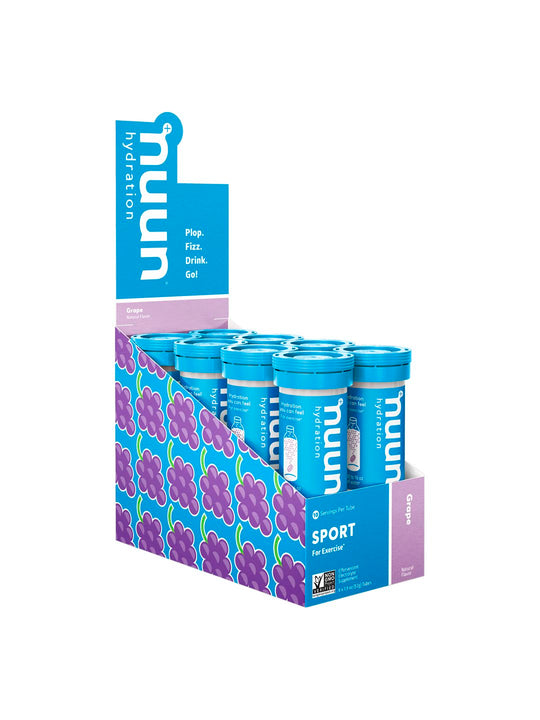 Suplemento Nuun Sport Grape (paquete de 8)