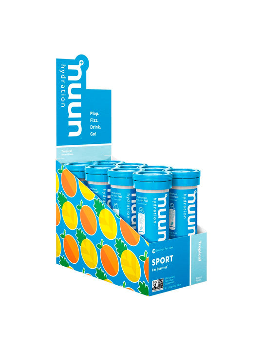 Suplemento Nuun Sport Fruta Tropical (8 unidades)